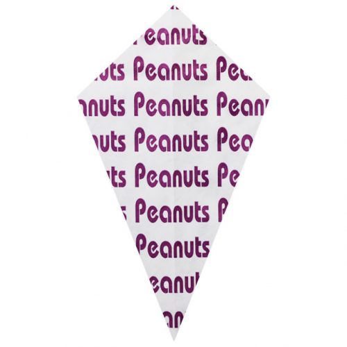 Purple "Peanuts" - Paper Cone