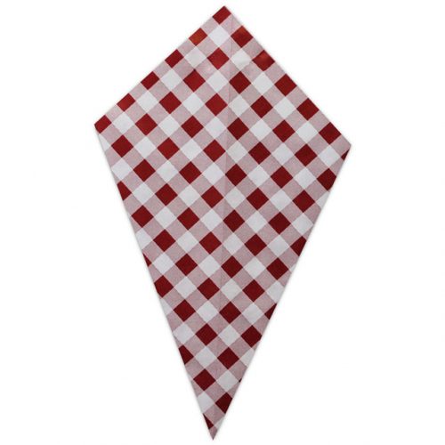 Red Plaid - Paper Cone