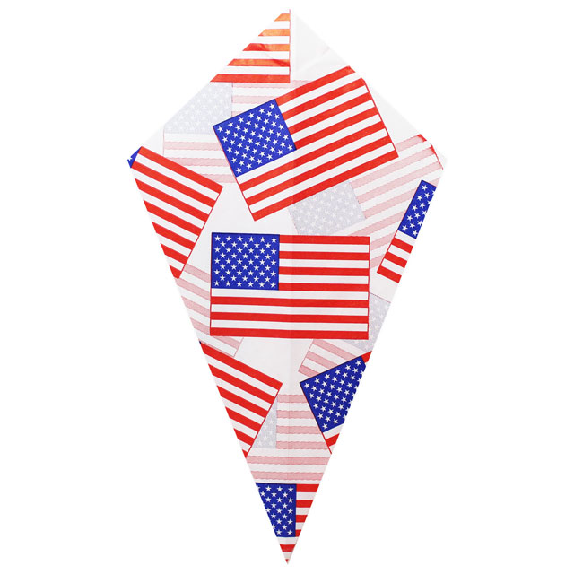 American Flag Small Pattern - Paper Cone