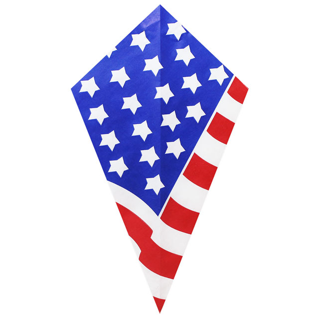 American Flag Large Pattern - Paper Cone