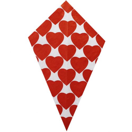 Red Hearts - Paper Cone