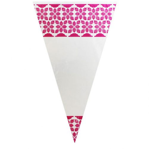 Pink Pattern - Plastic Cone