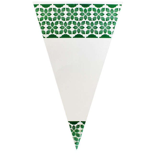 Green Pattern - Plastic Cone