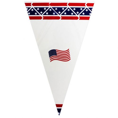 Patriotic Design & USA Flag - Poly Cone