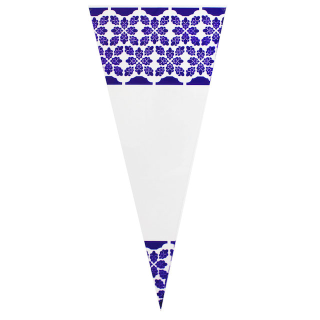Purple Pattern - Plastic Cone