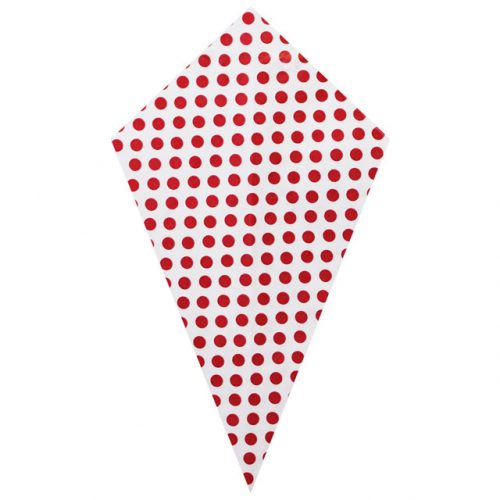 Red Polka Dots - Grease Proofed Cone