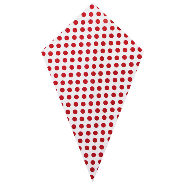 Red Polka Dots - Grease Proofed Cone