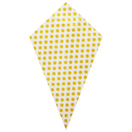 Yellow Polka Dots – Paper Cone